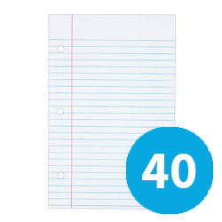 Class Set of Loose Leaf Filler Paper